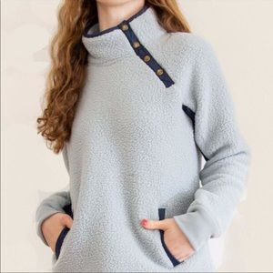Southern Tide Laura Fleece Pullover Sweater